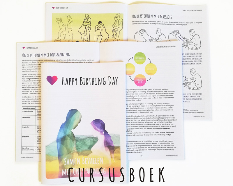 zwangerschapscursus met partner cursusboek